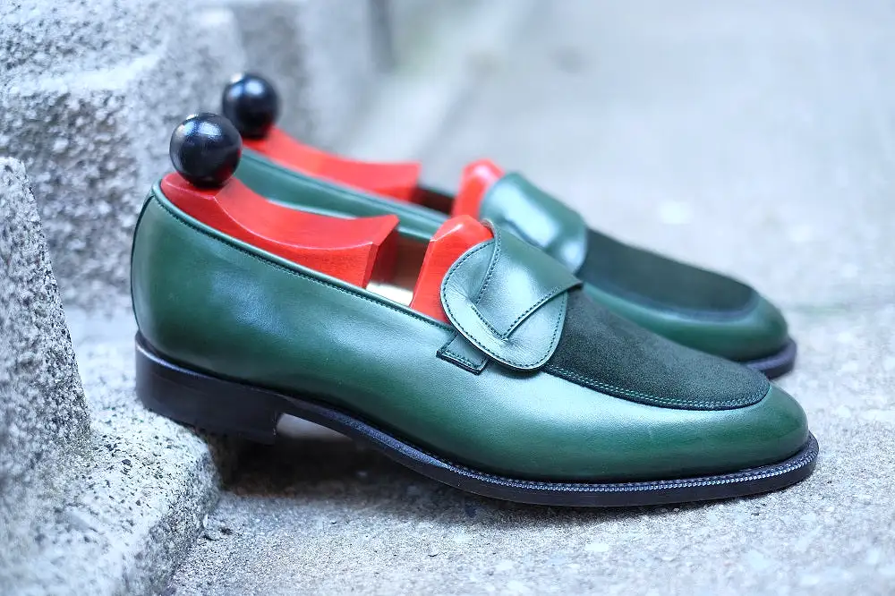 Meridian - MTO - Forest Green Calf / Forest Green Suede - TMG Last - Single Leather Sole