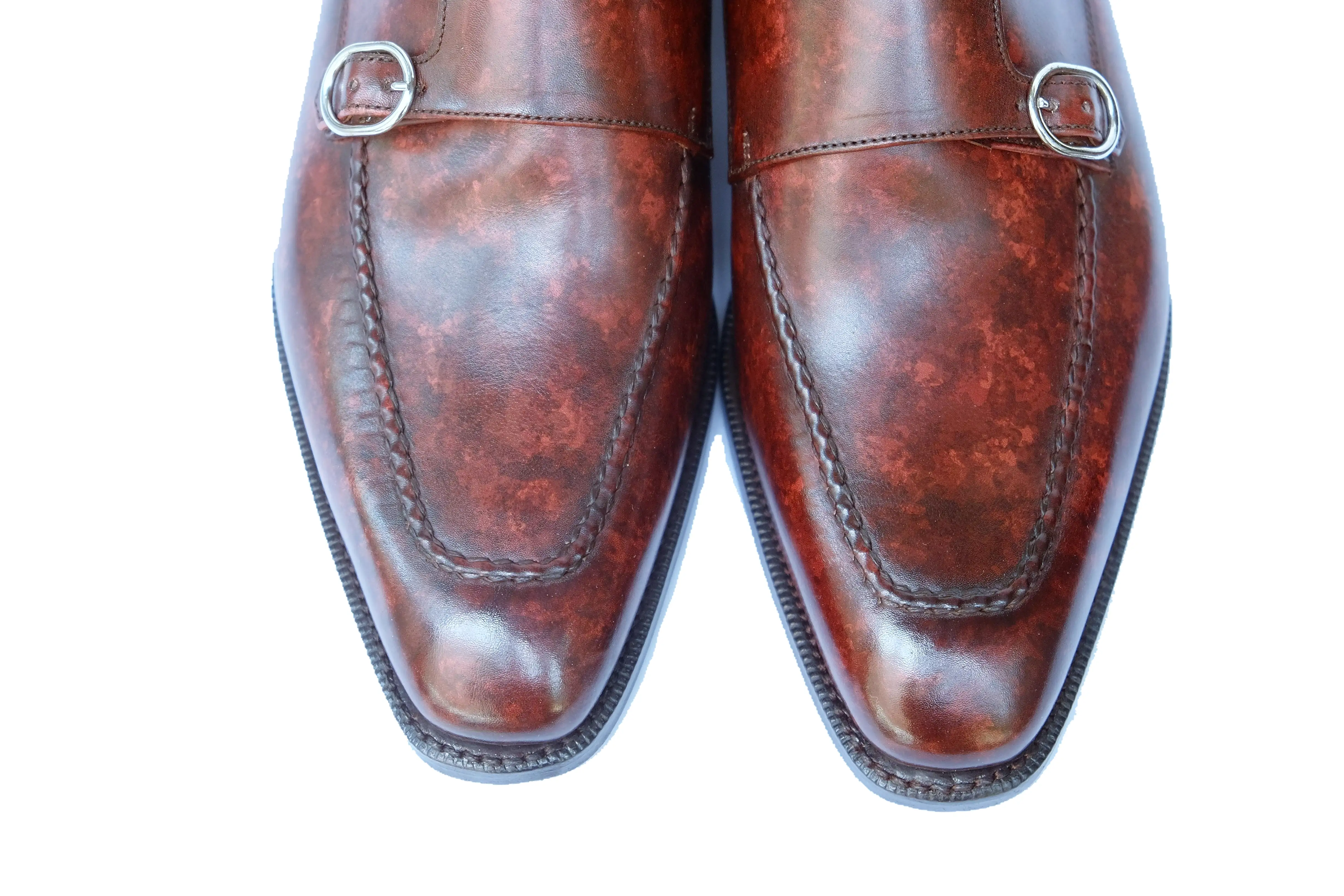 Montlake - MTO - Walnut Marble Patina - LPB Last - Single Leather Sole