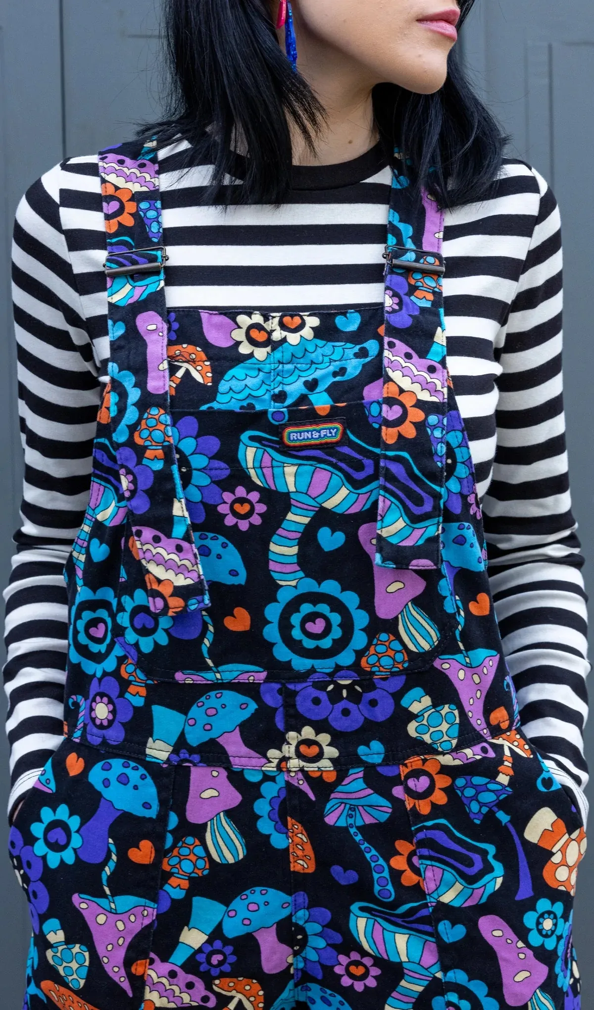 Mushroom Mayhem Dungarees