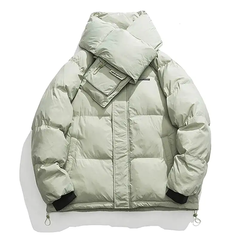 New Arrival 90% Duck Down Winter Down Coat with Matching Scarf Warm Down Jacket Men