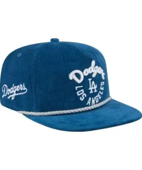 New Era Men's MLB Los Angeles Dodgers Full Circle Corduroy Golfer Adjustable Hat