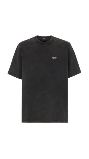 Oversized Jersey T-shirt - Faded Black