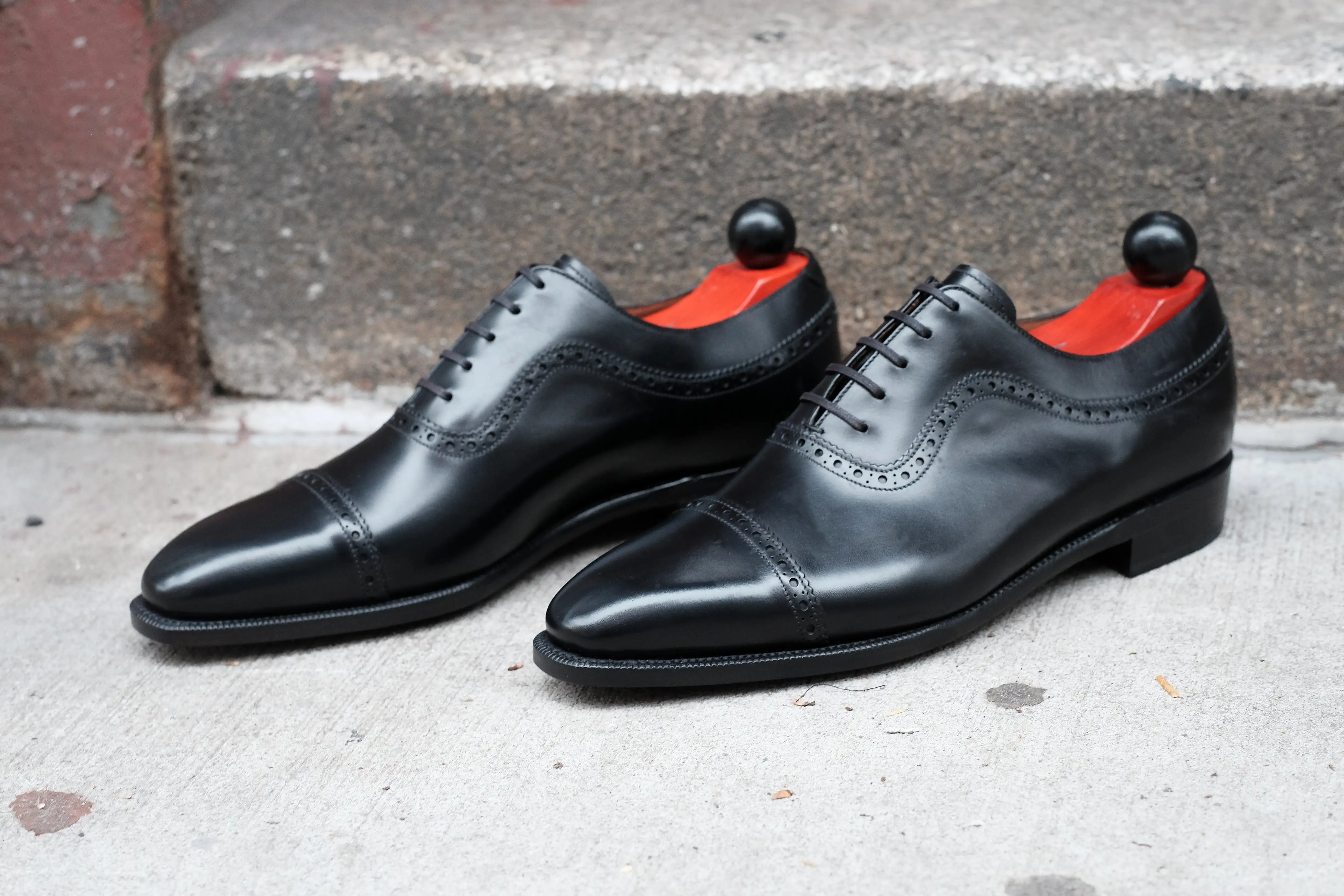 Palacio - Black Calf - MTO - LPB Last - Single Leather Sole