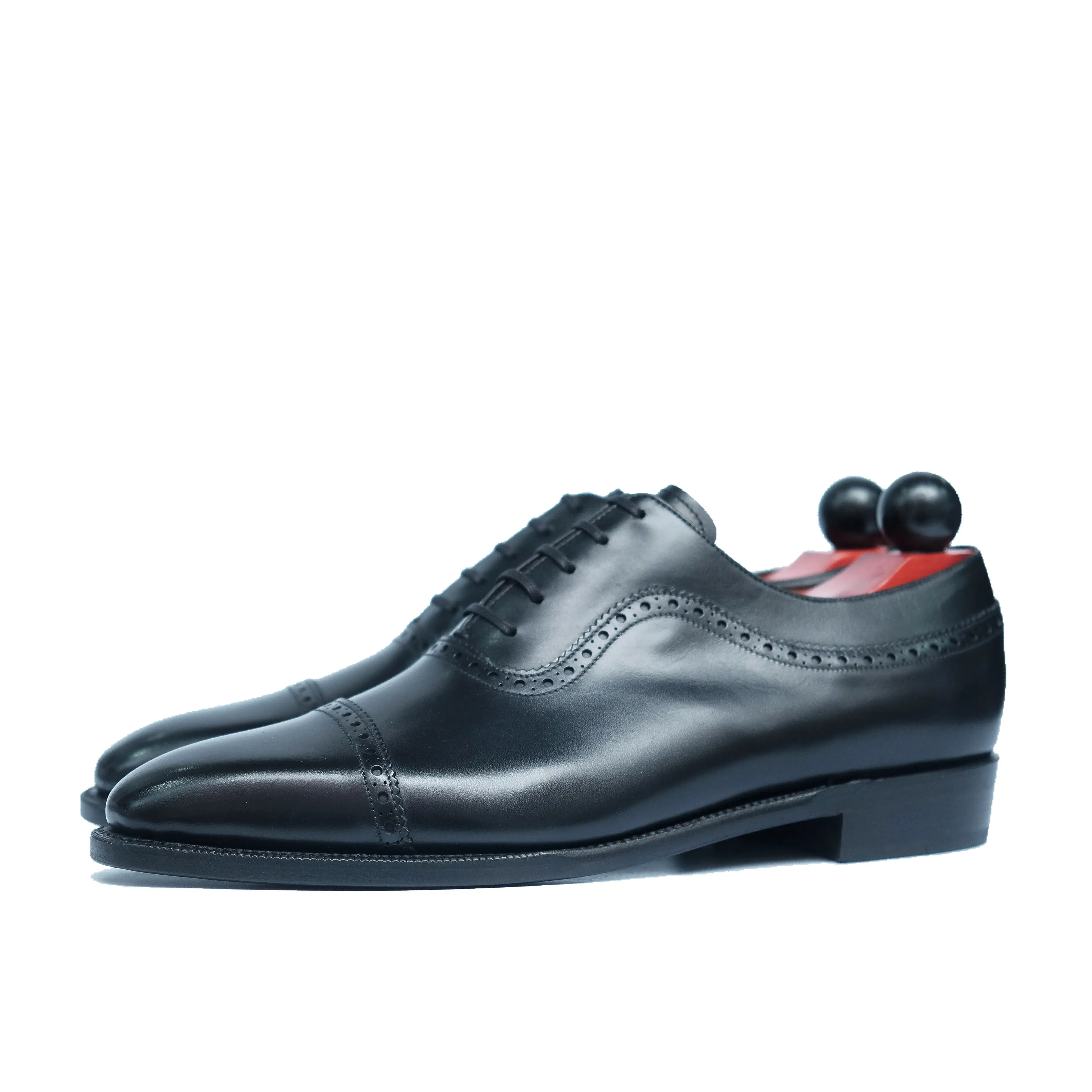 Palacio - Black Calf - MTO - LPB Last - Single Leather Sole