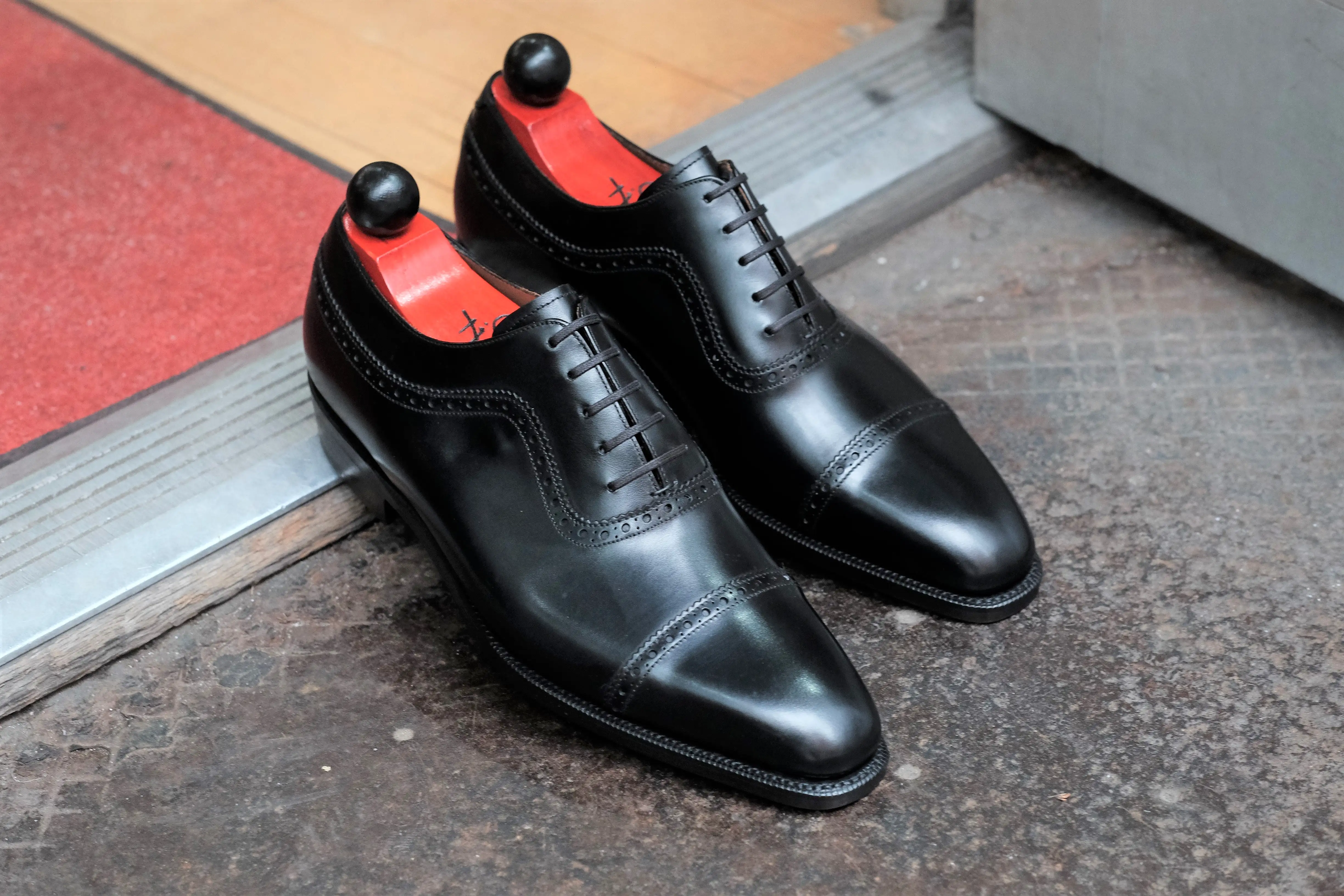 Palacio - Black Calf - MTO - LPB Last - Single Leather Sole