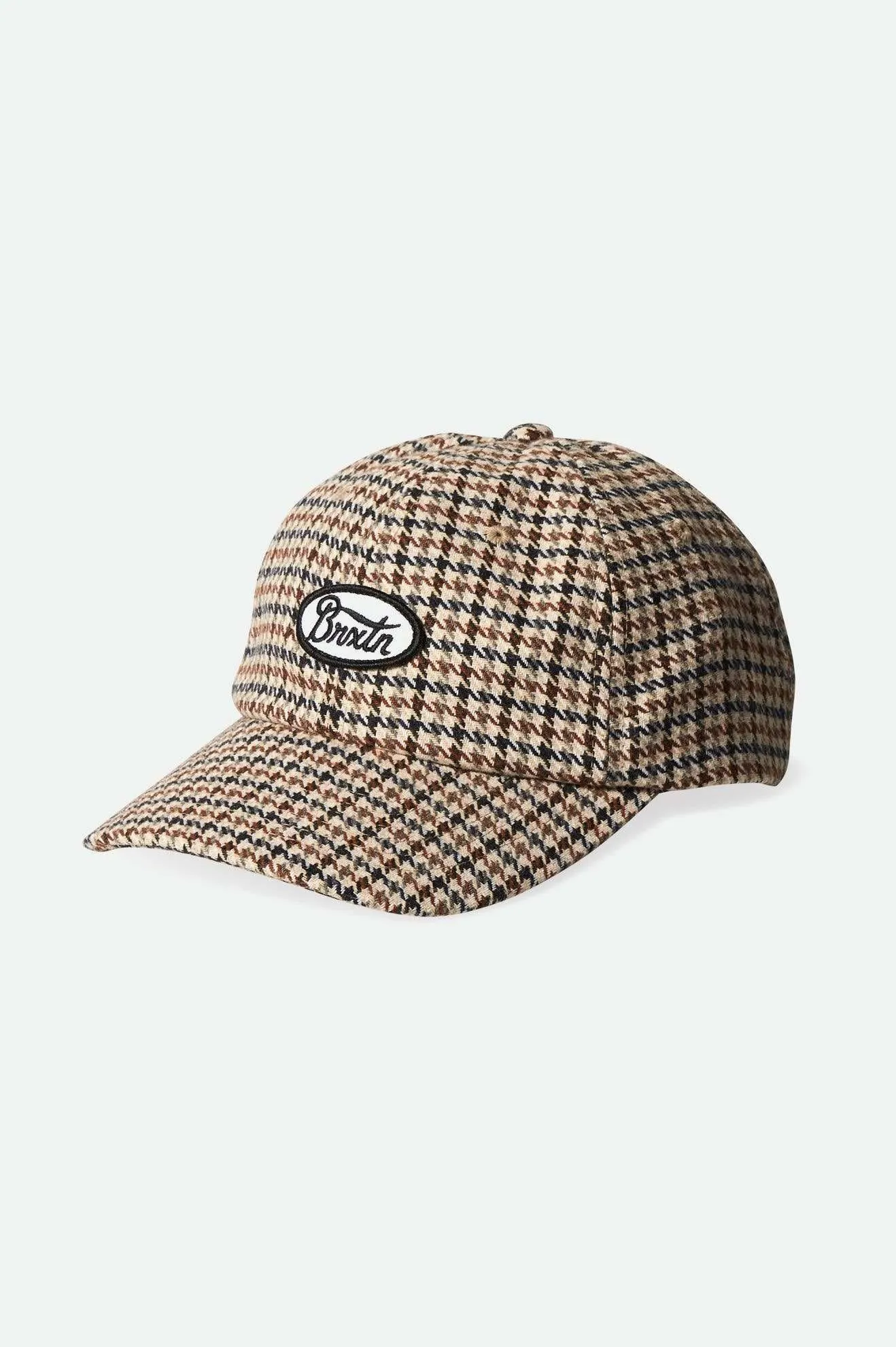 Parsons Adjustable Hat - Sand/Black Houndstooth