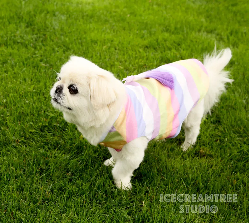 Pastel Saekdong Hanbok Outfit Set - Pet Clothing