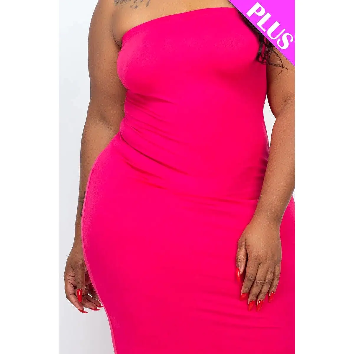 Plus Tube Bodycon Dress