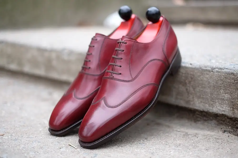 Pullman - MTO - Burgundy Calf - LPB Last - Single Leather Sole