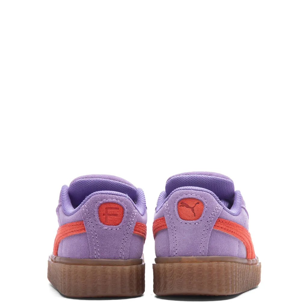 Puma x Fenty Creeper Phatty Toddlers' - Lavender Alert/Burnt Red/Gum