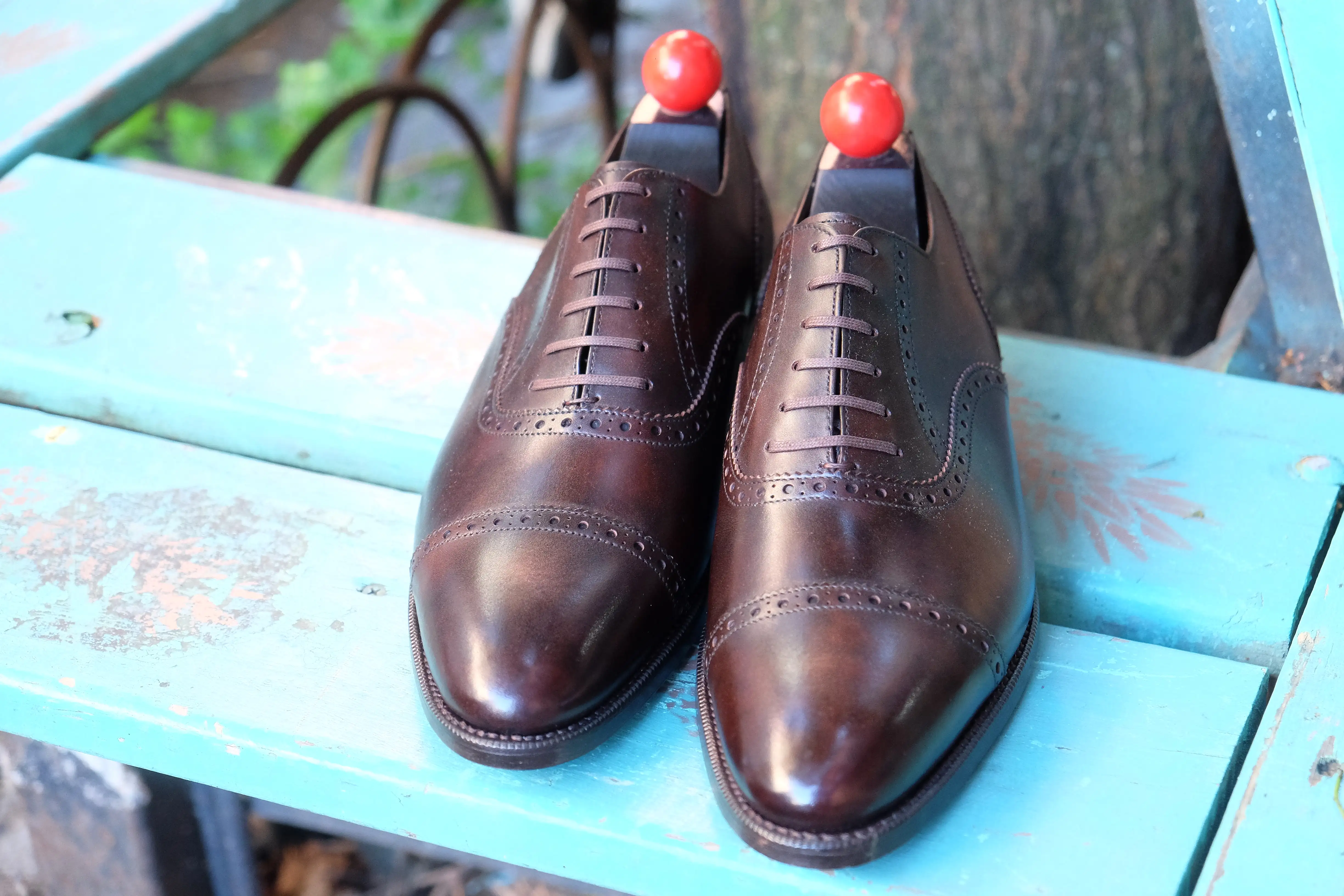 Redmond - MTO - Dark Brown Museum Calf - TMG Last - Single Leather Sole