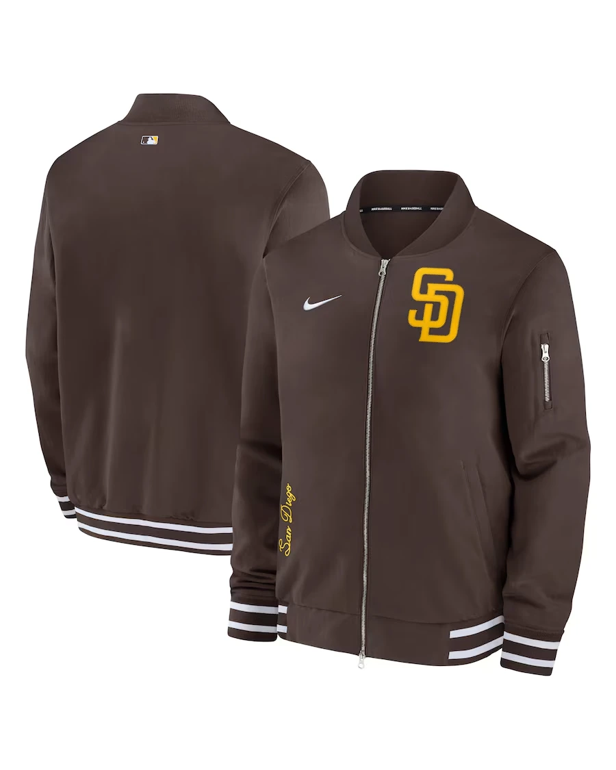 San Diego Padres Bomber Jacket - William Jacket