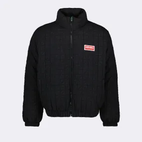 Sashiko Stitch Nylon Down Jacket