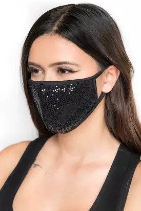 Sequin Face Mask