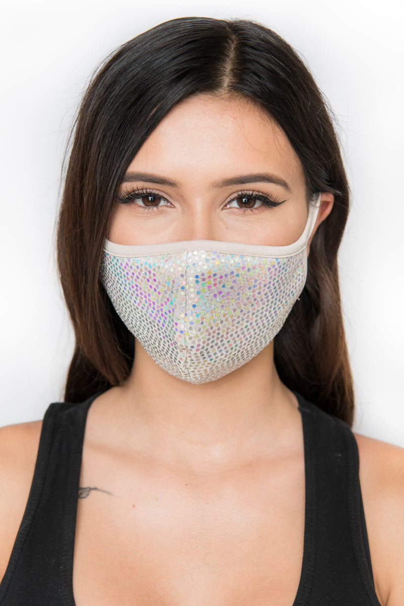 Sequin Face Mask