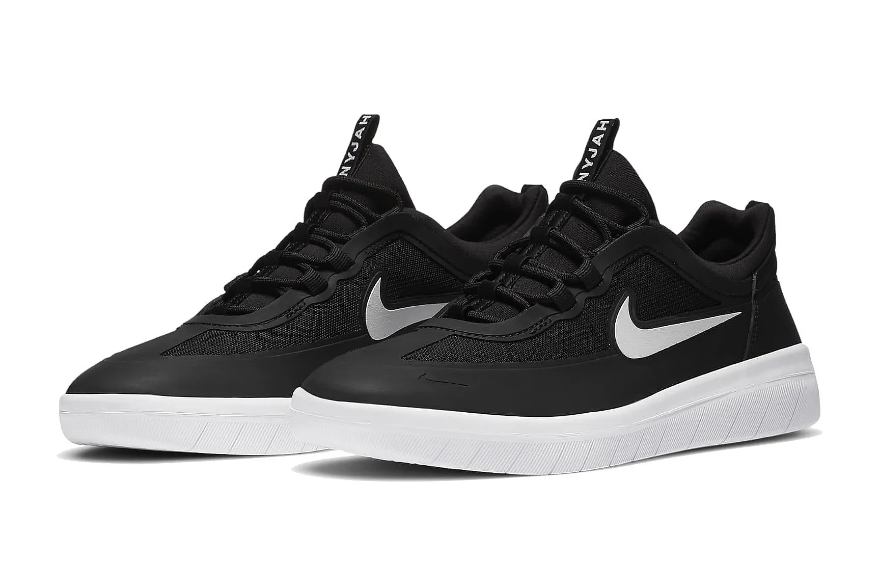 shoes Nike SB Nyjah Free 2 - Black/White/Black/Black