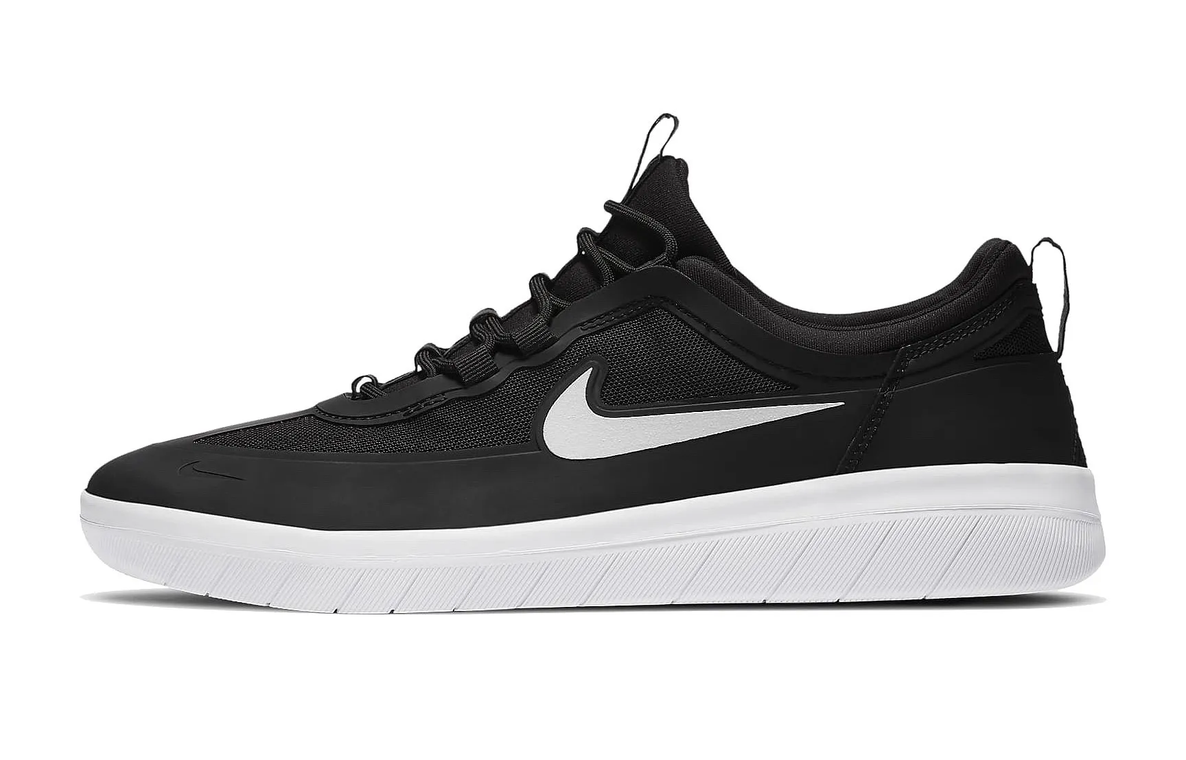 shoes Nike SB Nyjah Free 2 - Black/White/Black/Black