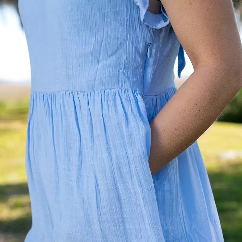 Sleeveless Tiered Ruffle Dress