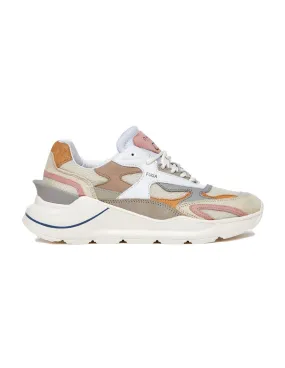 Sneakers Date donna Fuga colored W401FGCO crema