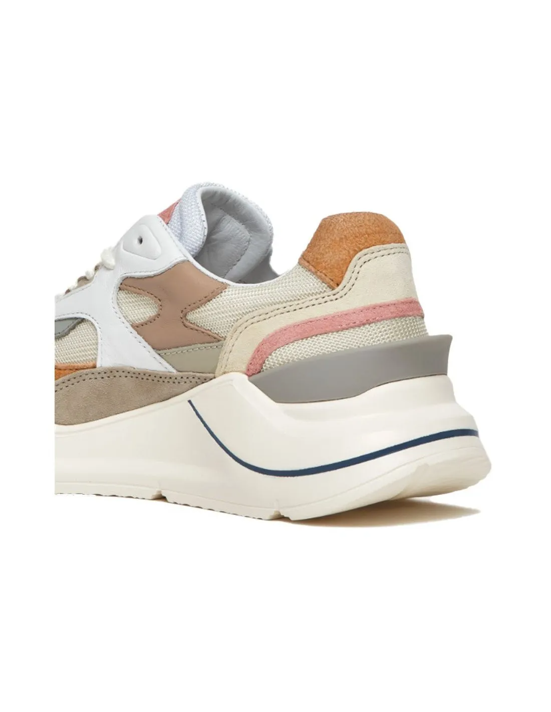 Sneakers Date donna Fuga colored W401FGCO crema