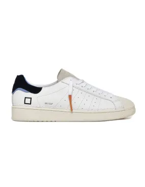 Sneakers Date uomo Base Calf M401BACA bianca blu