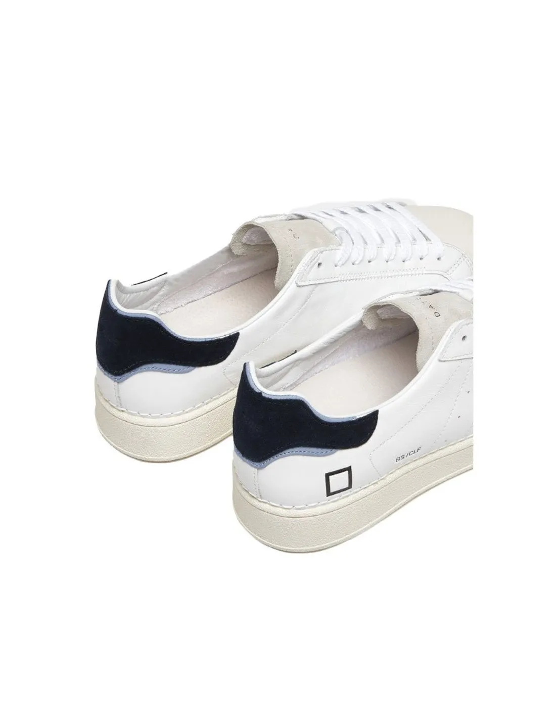 Sneakers Date uomo Base Calf M401BACA bianca blu