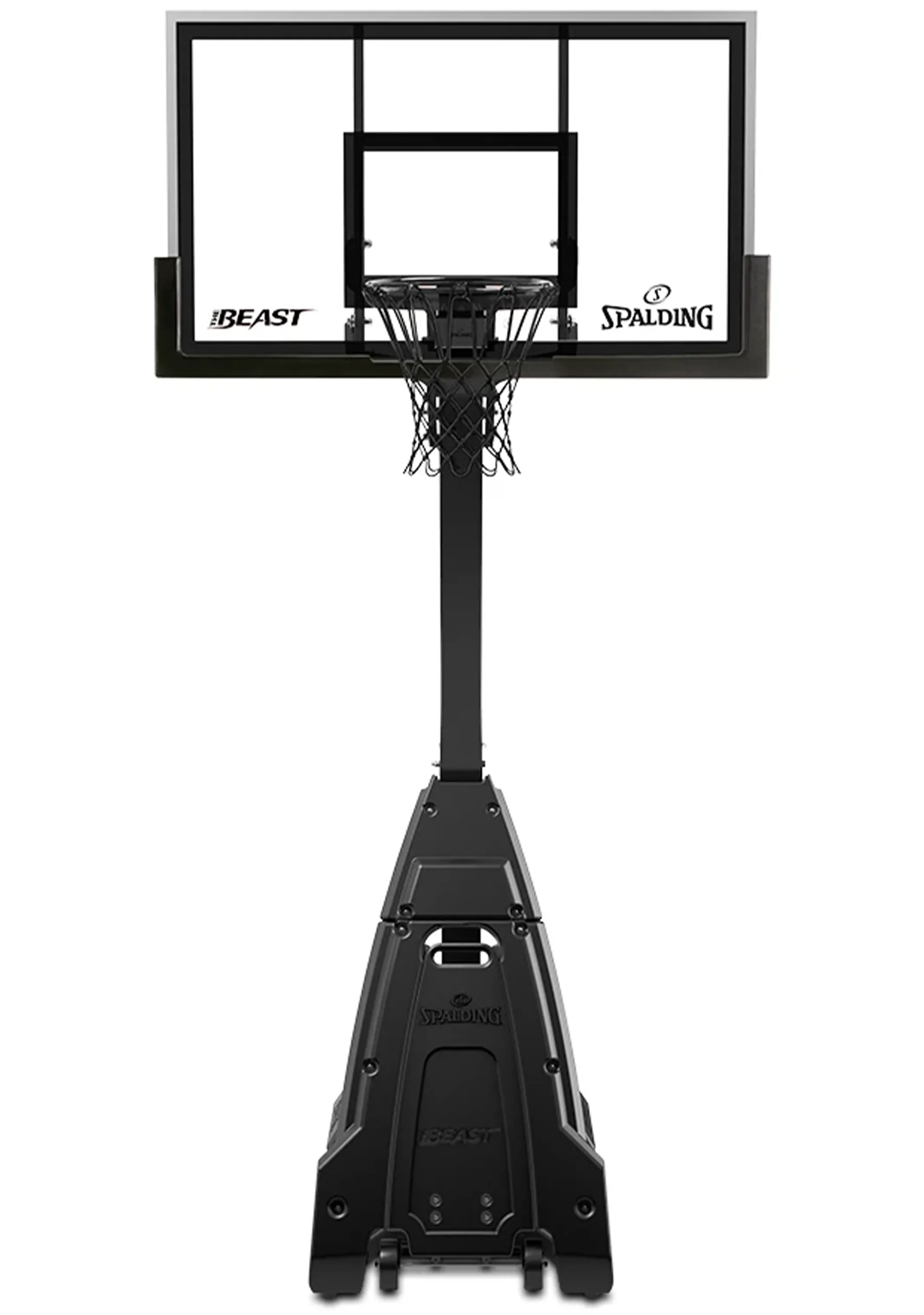 Spalding 60 Inch Stealth Beast Blackout Basketball System  AA7B1998