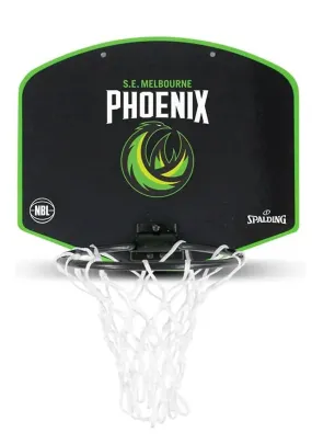 Spalding NBL Team Micro Mini South East Melbourne Phoenix Backboard  5001/NBL/SE