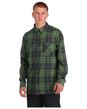 Spyder Elevation Tech Flannel Pine Plaid 2023 | Hoodies/Pullovers Mens | Snow Skiers Warehouse