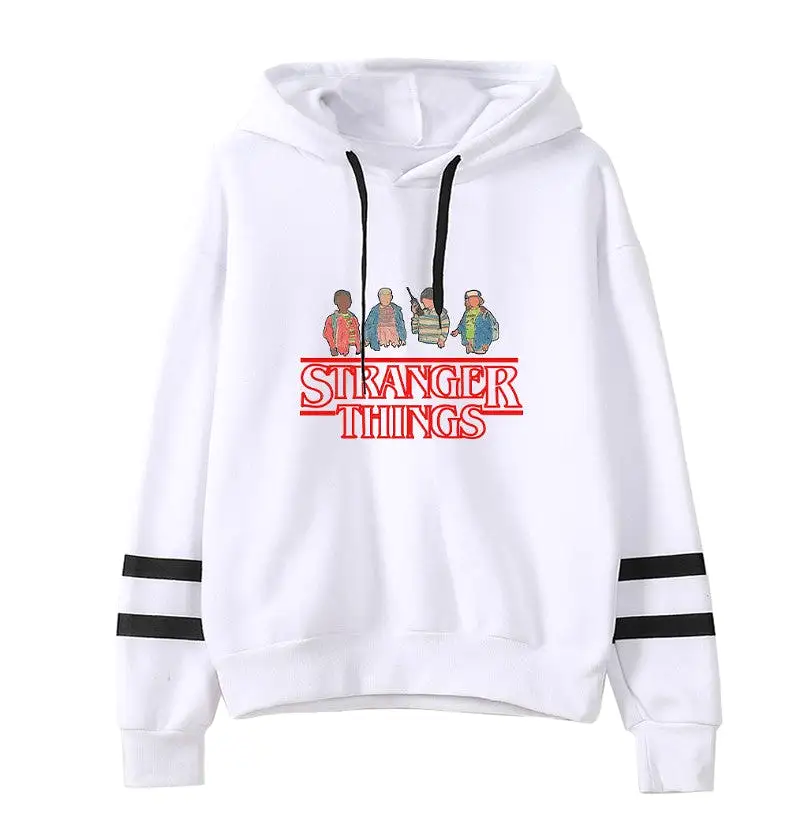 Stranger Things Striped Hoodies