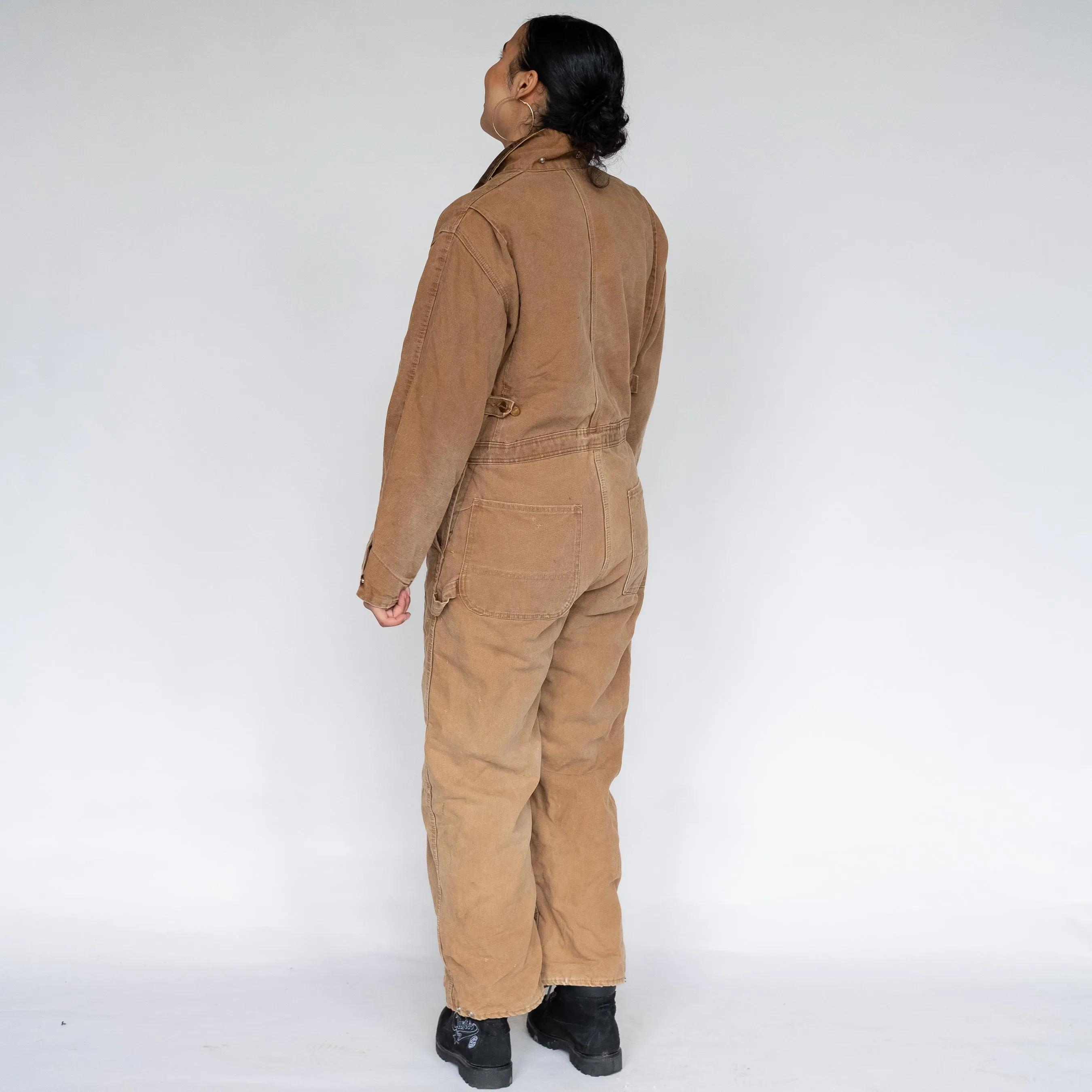 Tan 90s Carhartt Canvas Baggy Dungarees (M)