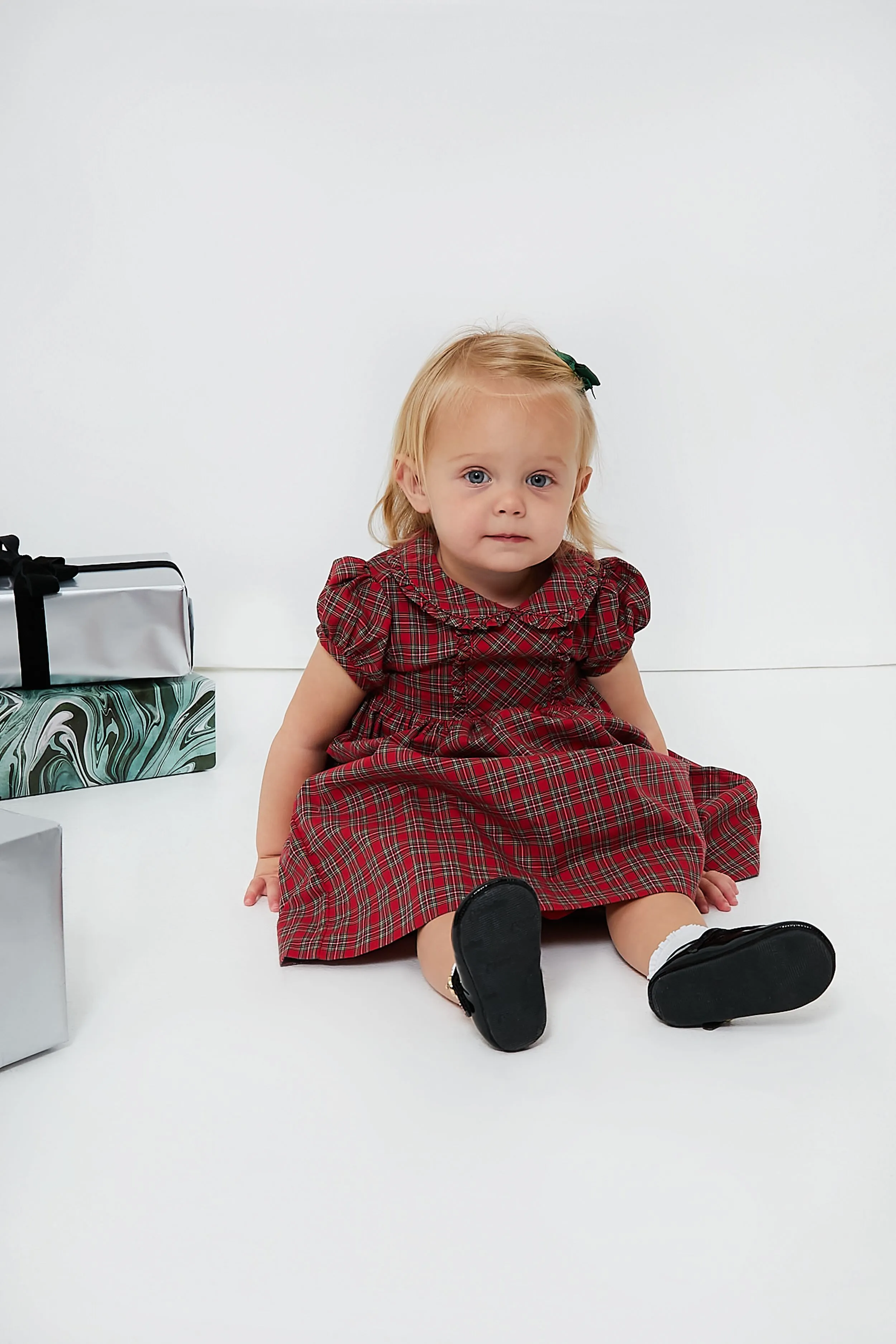 Tartan Frill Dress and Bloomers