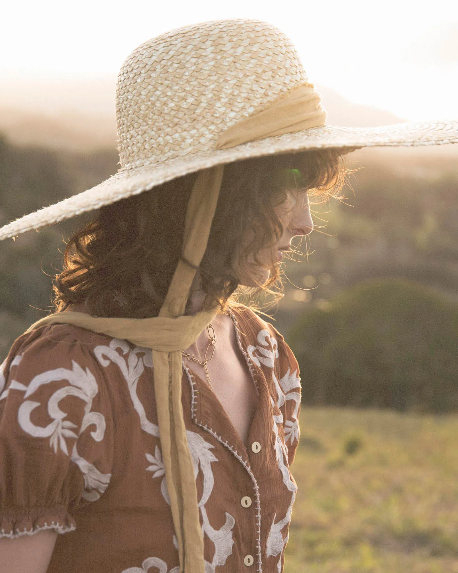 The Meadow Straw Hat - Gold