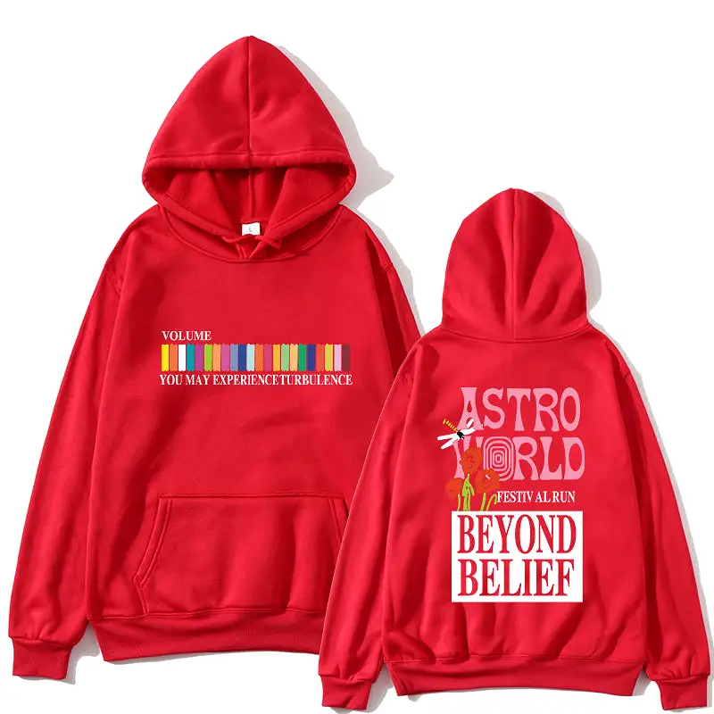 Unisex Travis Fashion ASTROWORLD Hoodies Streetwear