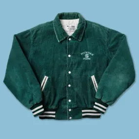 Vintage Michigan State Cord Varsity Jacket Medium