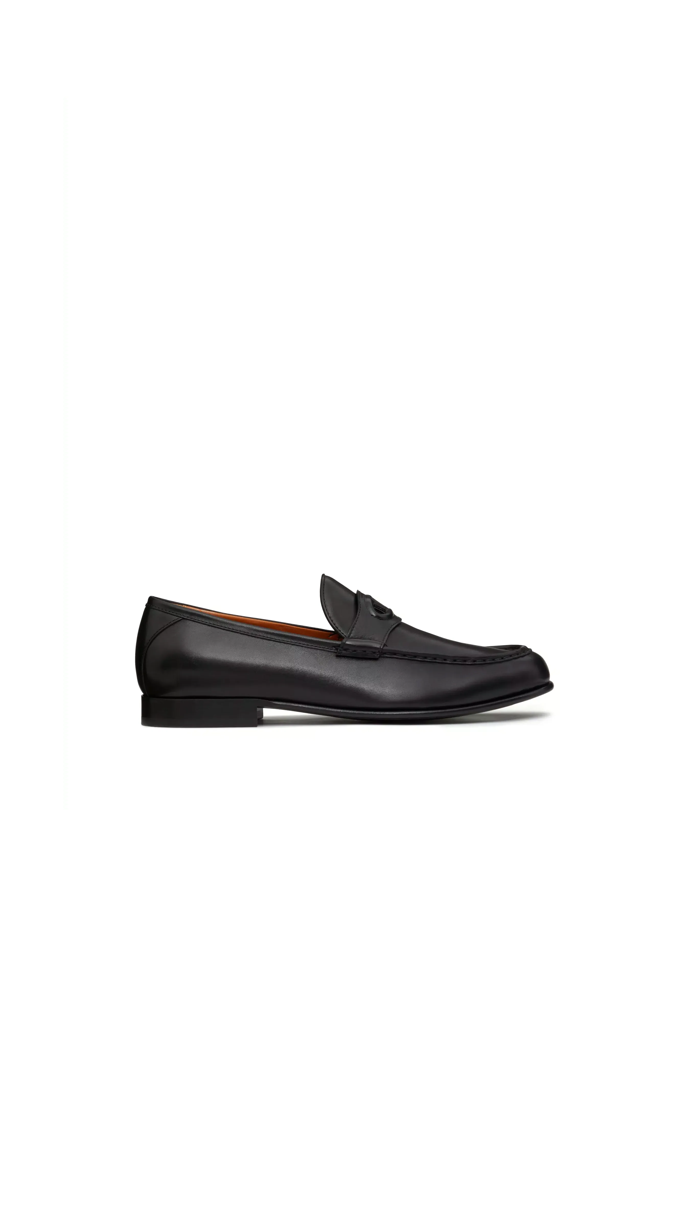 Vlogo The Bold Edition Calfskin Leather Loafer - Black