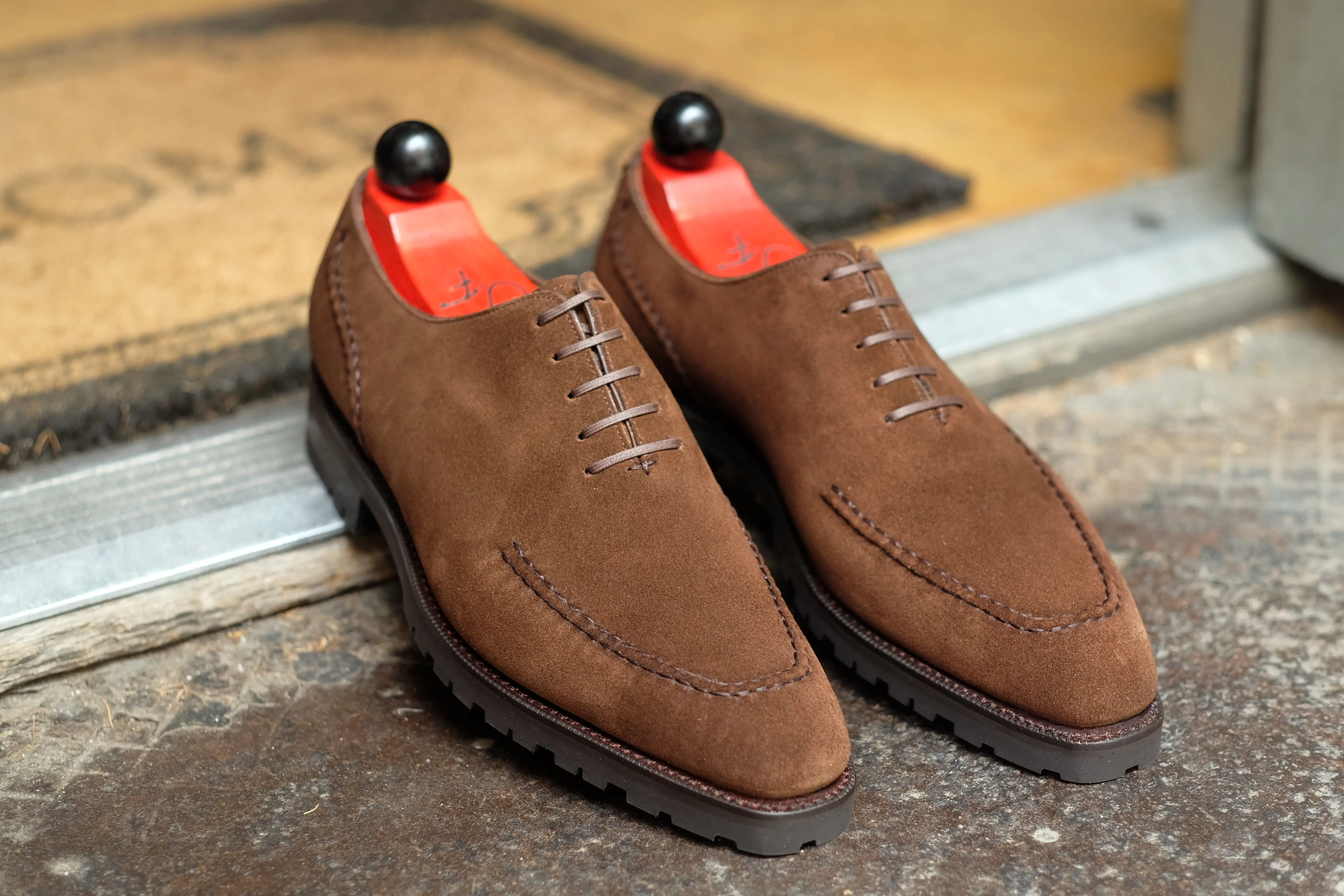 Whittier - Dark Brown Suede