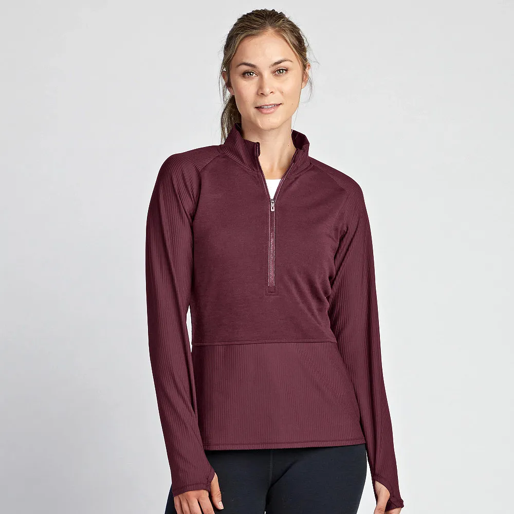 Women's Korsa Wool RibTech Half Zip