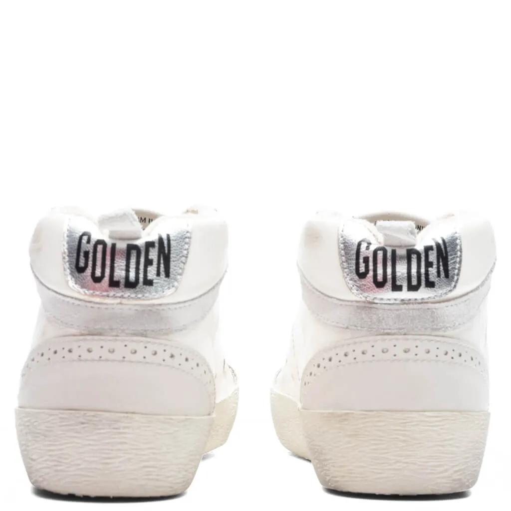 Women's Sneakers Nappa Suede Mid Star - Cream/Milky/Green