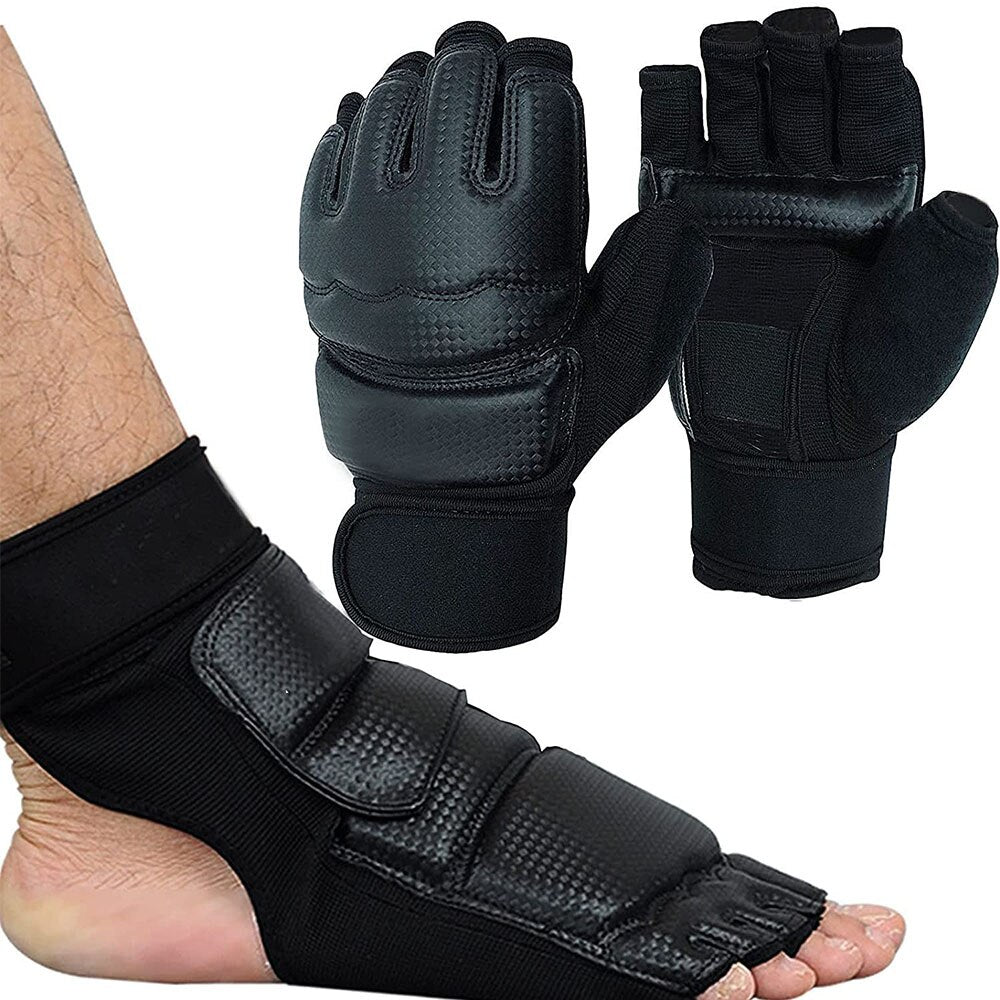 WTF Taekwondo Adult/Child Gloves & Foot, Shin & Forearm, Face Shield Support