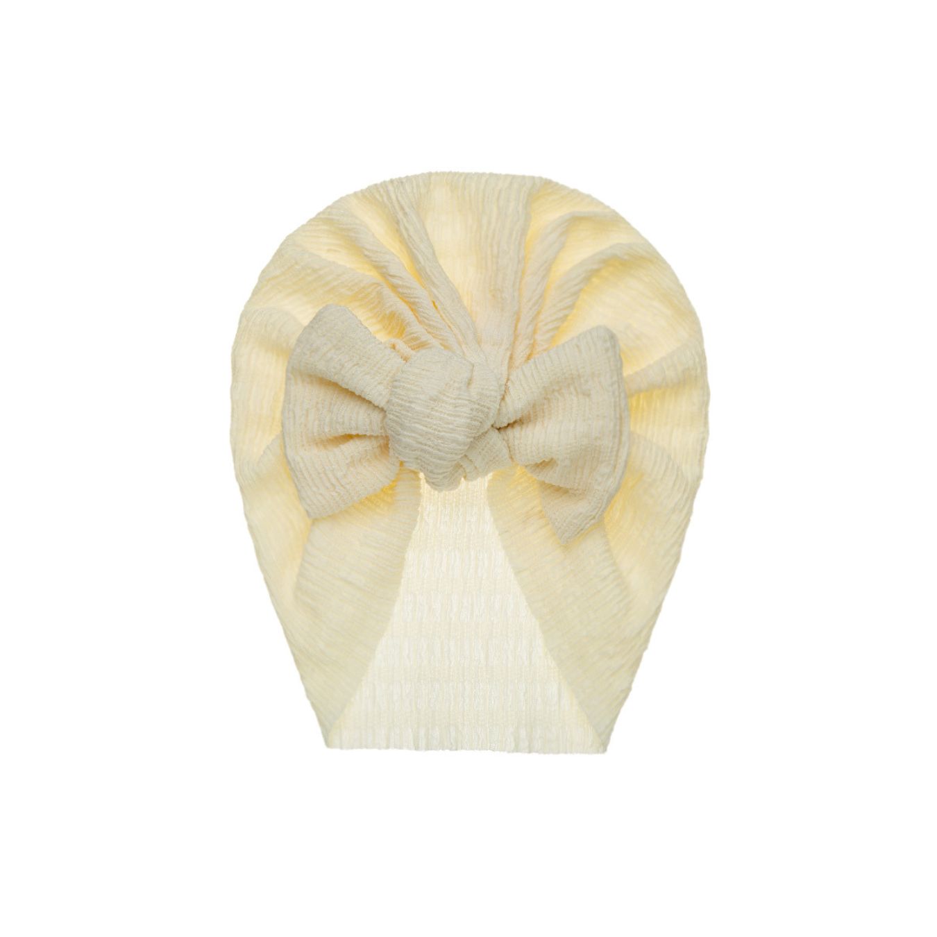 Zali Baby Turban Hat in Lemon