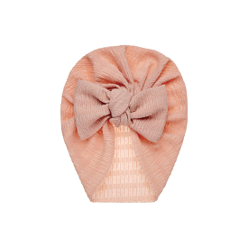 Zali Baby Turban Hat in Peach